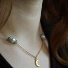 The Siren Song faerie aesthetic stainless steel necklace in gold