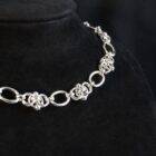 Edgy bulky chain in silver stainless steel